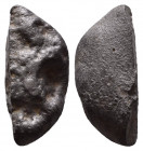 Archaic. Circa 525-475 BC. Cut AR Fragment
Condition: Very Fine

Weight: 6.2 gr
Diameter: 20 mm