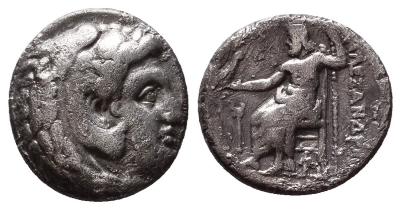 Kingdom of Macedon. Alexander III The Great. Drachm, 336-323 BC, 
Obv: Head of ...