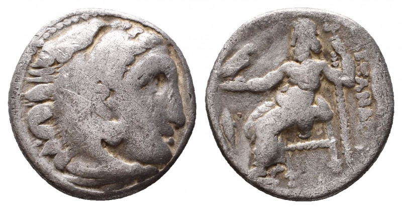 Kingdom of Macedon. Alexander III The Great. Drachm, 336-323 BC, 
Obv: Head of ...