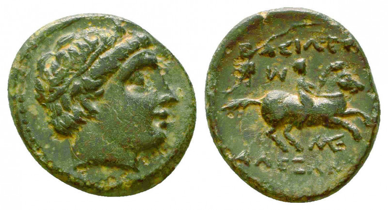Macedonian Kingdom. Alexander III the Great. 336-323 B.C. AE Miletos mint, struc...