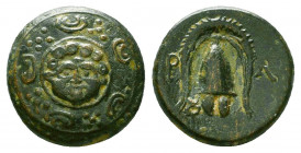 Kingdom of Macedon. Alexander III, "The Great". AE 18. 325-310 BC. Ae.

Condition: Very Fine

Weight: 3.9 gr
Diameter: 15 mm