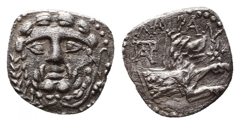 Greek Obol, Ca. 350-300 BC. AR
LYCAONIA. Laranda. Ca. 324/3 BC. AR obol (0.51 g...