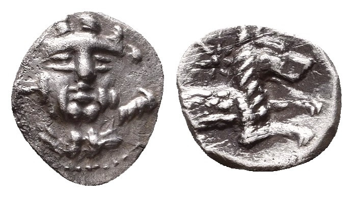 Greek Obol, Ca. 350-300 BC. AR
Lycaonia, Laranda. AR Obol, c. 324/3 BC.

Cond...