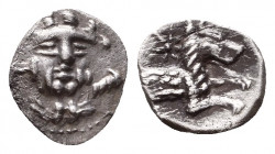 Greek Obol, Ca. 350-300 BC. AR
Lycaonia, Laranda. AR Obol, c. 324/3 BC.

Condition: Very Fine

Weight: 0.6 gr
Diameter: 11 mm