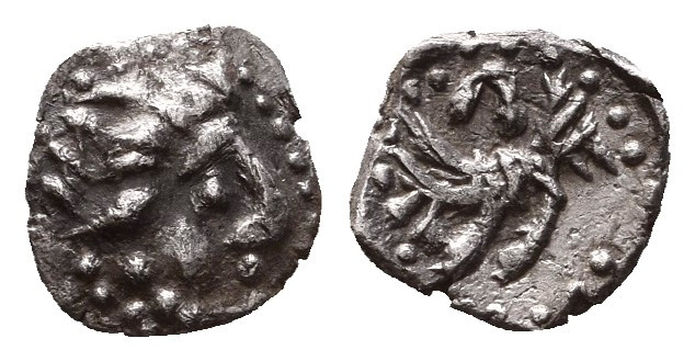 Greek Obol, Ca. 350-300 BC. AR
Lycaonia, Laranda. AR Hemiobol, c. 324/3 BC.
Ob...
