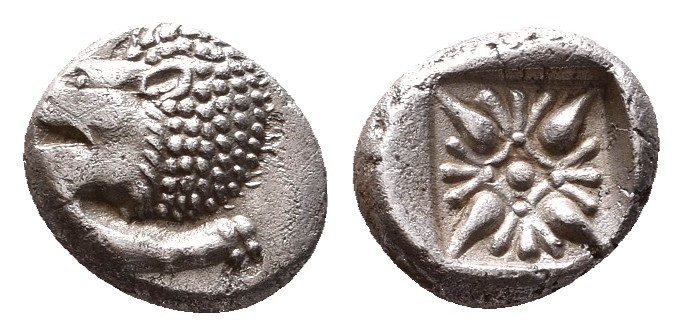 IONIA, Miletos. ca. 480-450 BC. AR Obol

Condition: Very Fine

Weight: 1.2 g...