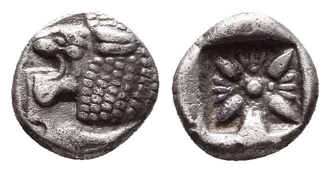 IONIA, Miletos. ca. 480-450 BC. AR Obol

Condition: Very Fine

Weight: 1.1 g...