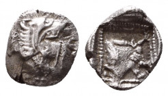 CILICIA, Mallos. Circa 425-385 BC. AR Obol

Condition: Very Fine

Weight: 0.8 gr
Diameter: 9 mm