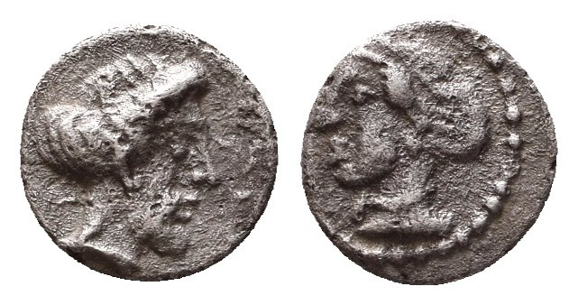 Greek Obol, Ca. 350-300 BC. AR

Condition: Very Fine

Weight: 0.7 gr
Diamet...