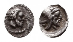 CILICIA. Uncertain  Tetartemorion (Circa late 5th century BC).

Condition: Very Fine

Weight: 0.2 gr
Diameter: 5 mm
