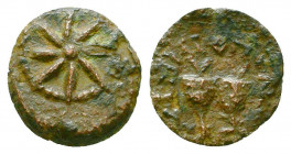 Greek Coins, Ae

Condition: Very Fine

Weight: 1.7 gr
Diameter: 13 mm
