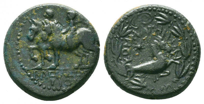 KINGS OF COMMAGENE. Epiphanes and Kallinikos (72). Ae. Commagene. Obv: BACIΛΕΩC ...