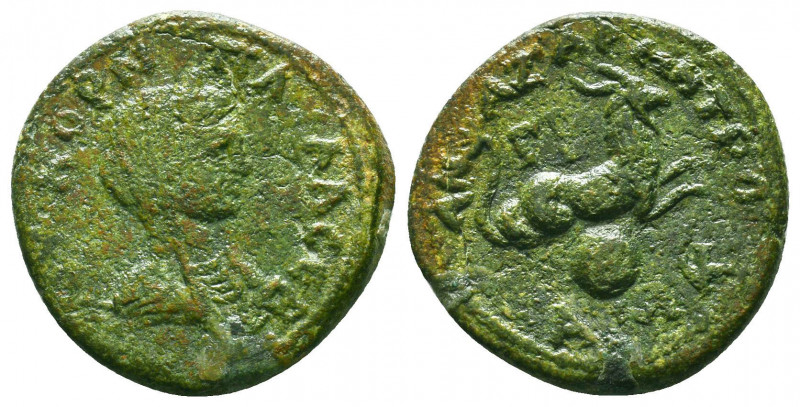 Roman Provincial Coins. Ae.
CILICIA, Anazarbus. Julia Paula. Augusta, AD 219-22...