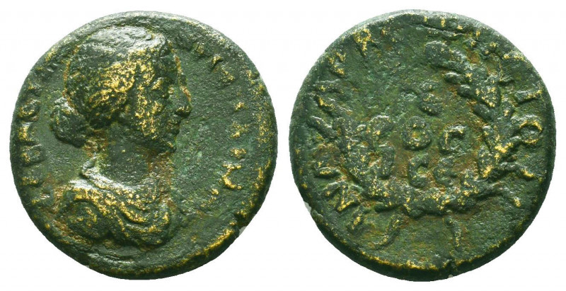 Roman Provincial Coins. Ae.
Crispina (Augusta, 178-182). Cilicia, Anazarbus. Æ ...