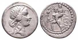 Roman Republic Coins
Julius Caesar, as Dictator (49-44 BC). AR denarius. Military mint traveling with Caesar in North Africa, ca. 47-46 BC. Diademed ...
