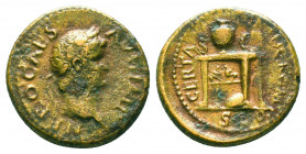 Roman Imperial Coins.
Nero, 54-68. Semis (Orichalcum), Rome, 62-68. NERO CAES AVG IMP Laureate head of Nero to right. Rev. CERTA QVINQ ROM CON / S C ...