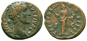 Roman Imperial Coins.
Antoninus Pius (AD 138-161). AE dupondius
Condition: Very Fine

Weight: 9.3 gr
Diameter: 25 mm