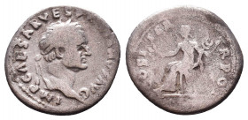 Roman Imperial Coins.
Vespasian. A.D. 69-79. AR denarius 
Condition: Very Fine

Weight: 2.8 gr
Diameter: 18 mm