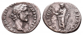 Roman Imperial Coins.
Antoninus Pius (138-161), Silver Denarius
Condition: Very Fine

Weight: 3.4 gr
Diameter: 16 mm
