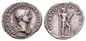 Roman Imperial Coins.
Trajan (AD 98-117). Silver denarius
Condition: Very Fine

Weight: 2.7 gr
Diameter: 18 mm