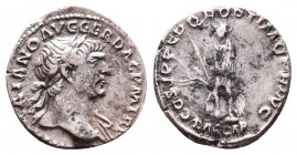 Roman Imperial Coins.
Trajan (AD 98-117). Silver denarius
Condition: Very Fine

Weight: 3.1 gr
Diameter: 17 mm