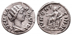 Roman Imperial Coins.
Lucilla. Augusta, A.D. 164-182. AR denarius 
Condition: Very Fine

Weight: 3.5 gr
Diameter: 17 mm