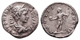 Roman Imperial Coins.
Caracalla. As Caesar, AD 196-198. AR Denarius
Condition: Very Fine

Weight: 2.6 gr
Diameter: 18 mm