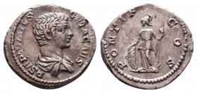 Roman Imperial Coins.
Geta, as Caesar (198-209 AD). AR Denarius
Condition: Very Fine

Weight: 3.3 gr
Diameter: 18 mm