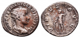 Roman Imperial Coins.
Gordian III AR Antoninianus. Rome, AD 241-243.
Condition: Very Fine

Weight: 4.0 gr
Diameter: 21 mm