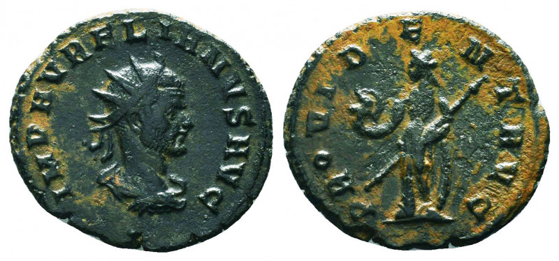 Roman Imperial Coins.
AURELIAN (270-275). Antoninianus. 
Obv: IMP AVRELIANVS A...