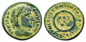 Roman Imperial Coins.
Constantinus I (307-337 AD). AE Follis 
Condition: Very Fine

Weight: 2.3 gr
Diameter: 18 mm