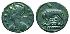 Roman Imperial Coins.
URBS ROMA Commemorative Series. AD 330-354. Æ Follis
Condition: Very Fine

Weight: 2.6 gr
Diameter: 17 mm