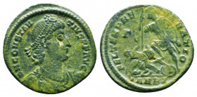 Roman Imperial Coins.
Constantius II. A.D. 337-361. AE centenionalis 
Condition: Very Fine

Weight: 4.1 gr
Diameter: 23 mm