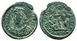 Roman Imperial Coins.
Constantius II. A.D. 337-361. AE centenionalis 
Condition: Very Fine

Weight: 3.5 gr
Diameter: 23 mm
