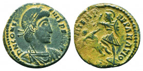 Roman Imperial Coins.
Constantius II. A.D. 337-361. AE centenionalis 
Condition: Very Fine

Weight: 2.3 gr
Diameter: 17 mm