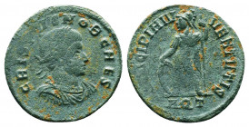 Roman Imperial Coins.
CRISPUS (Caesar, 316-326). Follis. Aquileia.
Obv: CRISPVS NOB CAES.
Laureate, draped and cuirassed bust right.
Rev: PRINCIPI...