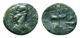 Roman Imperial Coins.
Vandals, ca. A.D. 400-500. AE 
Condition: Very Fine

Weight: 0.5 gr
Diameter: 9 mm