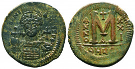 Byzantine Coins, 7th - 13th Centuries
Justinian I. A.D. 527-565. AE 
Condition: Very Fine

Weight: 19.2 gr
Diameter: 34 mm