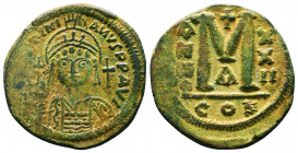 Byzantine Coins, 7th - 13th Centuries
Justinian I. A.D. 527-565. AE 
Condition: Very Fine

Weight: 18.5 gr
Diameter: 33 mm