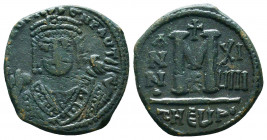 Byzantine Coins, 7th - 13th Centuries
Mauricius Tiberius (582-602 AD). AE
Condition: Very Fine

Weight: 10.6 gr
Diameter: 26 mm