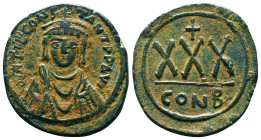 Byzantine Coins, 7th - 13th Centuries
Tiberius II Constantine. 578-582. AE
Condition: Very Fine

Weight: 12.7 gr
Diameter: 33 mm