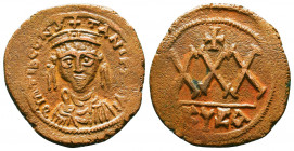 Byzantine Coins, 7th - 13th Centuries
Tiberius II Constantine. 578-582. AE
Condition: Very Fine

Weight: 12.2 gr
Diameter: 32 mm