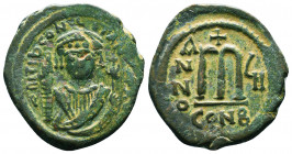 Byzantine Coins, 7th - 13th Centuries
Tiberius II Constantine. 578-582. AE
Condition: Very Fine

Weight: 11.9 gr
Diameter: 32 mm