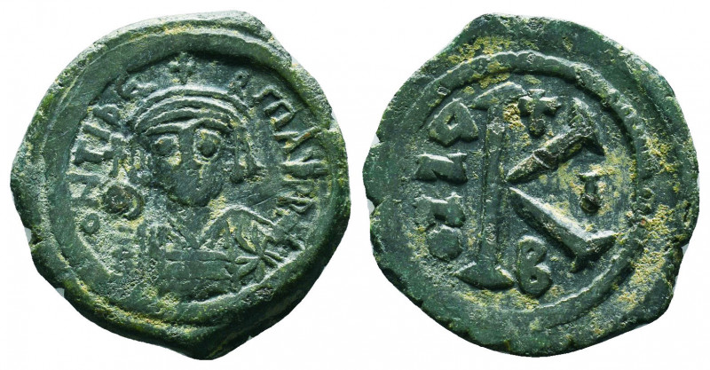 Byzantine Coins, 7th - 13th Centuries
Tiberius II Constantine. 578-582. AE
Con...