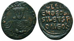 Byzantine Coins, 7th - 13th Centuries
Leo VI the Wise. AD 886-912. Constantinople Follis Æ
Condition: Very Fine

Weight: 4.8 gr
Diameter: 25 mm