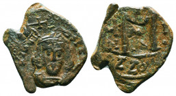 Byzantine Coins, 7th - 13th Centuries
Justinian II, First reign, 685-695, AE follis
Condition: Very Fine

Weight: 5.0 gr
Diameter: 24 mm