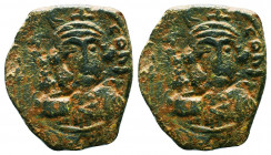Byzantine Coins, 7th - 13th Centuries
Heraclius Constantine AD 610-641. Nikomedia
Follis Æ
Condition: Very Fine

Weight: 5.5 gr
Diameter: 24 mm