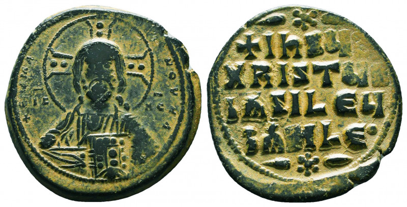 Byzantine Coins, 7th - 13th Centuries
Byzantine Anonymous ca. 1028-1034. AE fol...