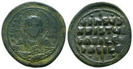 Byzantine Coins, 7th - 13th Centuries
Byzantine Anonymous ca. 1028-1034. AE follis,
Condition: Very Fine

Weight: 18.8 gr
Diameter: 35 mm