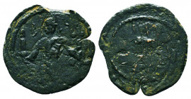 Crusaders Coins Ae, Circa 1095 - 1271 AD,
CRUSADERS. Edessa. Baldwin II. Second reign, 1108-1118.AE Follis
Condition: Very Fine

Weight: 4.6 gr
D...